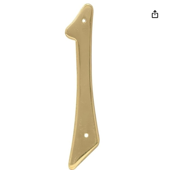 $5 ADD ON with $15+ Bundle Solid Brass 4-Inch Nail-On Traditional # 1 NEW - Picture 2 of 3